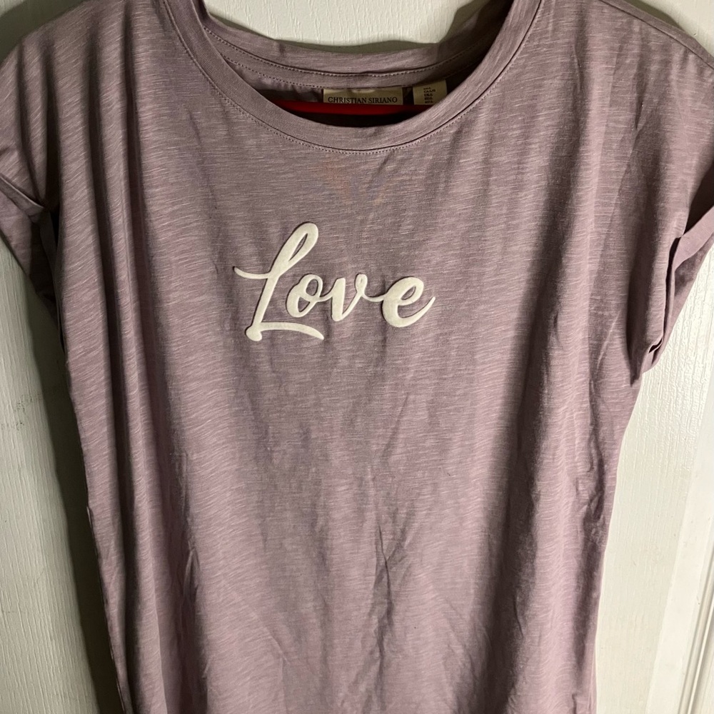 Christian Siriano Maeve Love Tee L